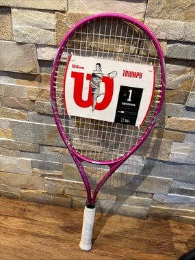 Wilson Women's Triumph Pink Tennis Racquet WRT31090U2 Grip Size 4 1/4" 112” New